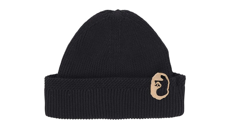 BAPE Logo Beanie Black