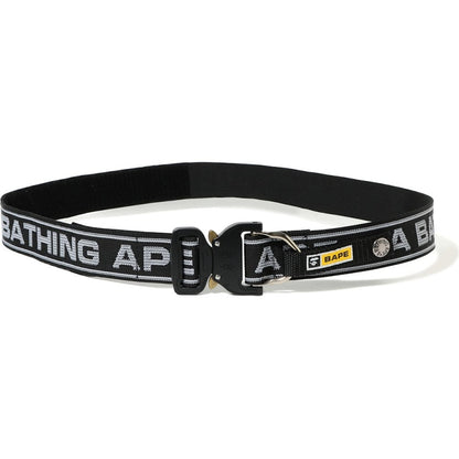 BAPE Logo Belt Black