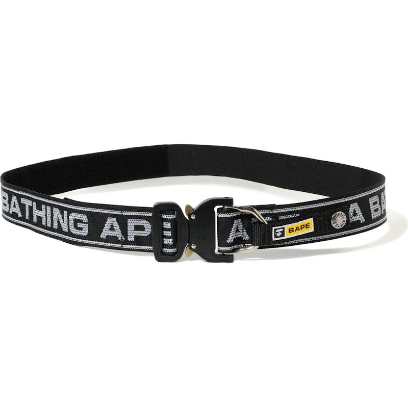 BAPE Logo Belt Black