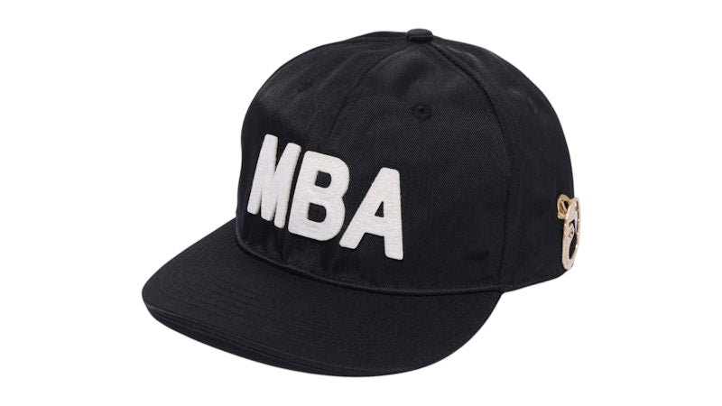 BAPE Logo Cap Black
