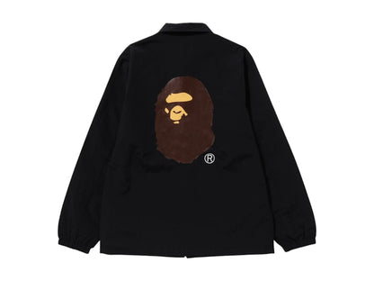 BAPE Logo Coach Jacket Black