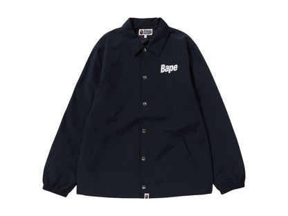 BAPE Logo Coach Jacket Navy
