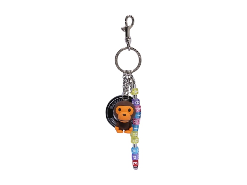 BAPE Logo II Keychain Multicolor