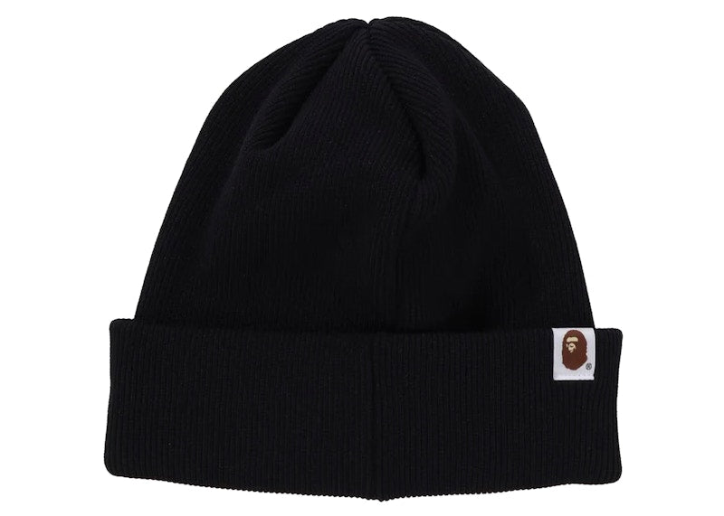 BAPE Logo Knit Cap (FW24) Black