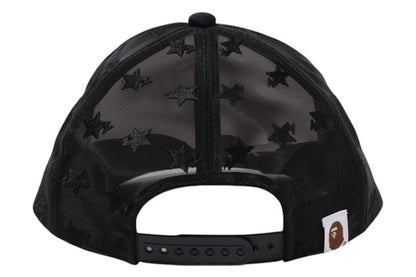 BAPE Logo Mesh Cap (SS25) Black