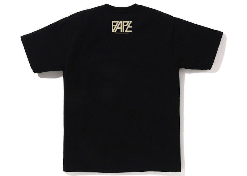BAPE Logo Monogram Tee Black Beige