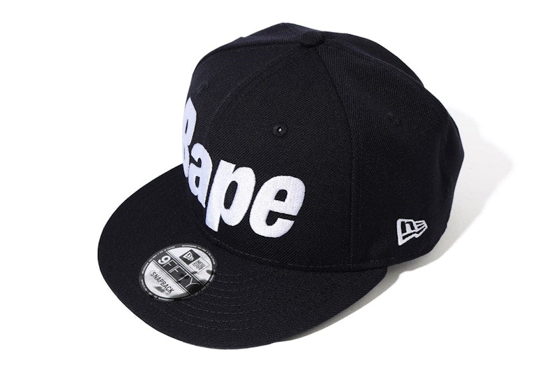 BAPE Logo New Era Snap Back Cap Navy