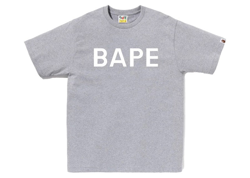 BAPE Logo Tee Grey