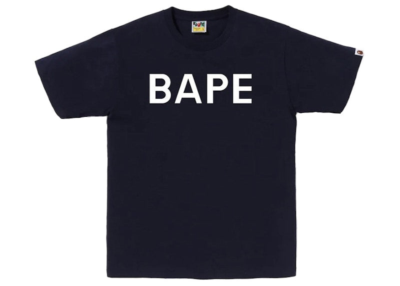 BAPE Logo Tee Navy