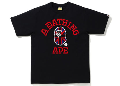 BAPE London Union Jack College Tee Black