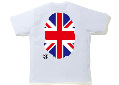 BAPE London Union Jack Tee White