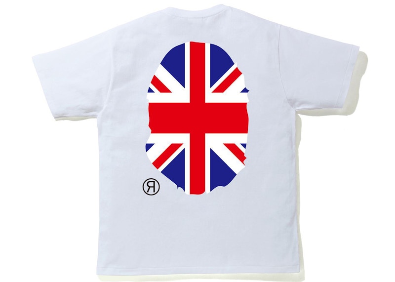 BAPE London Union Jack Tee White