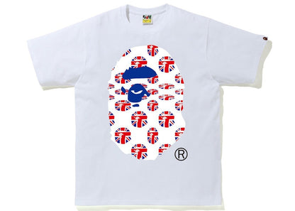 BAPE London Union Jack Tee White