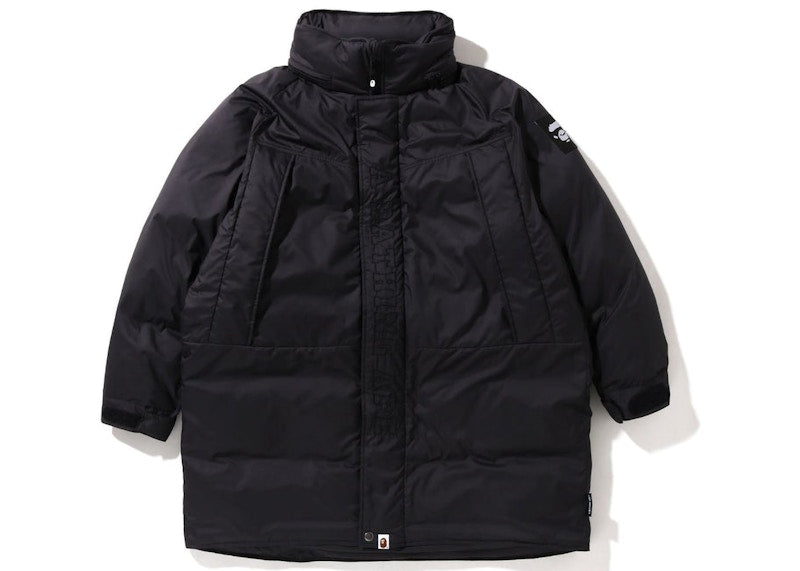 BAPE Long Relaxed Fit Down Jacket Black