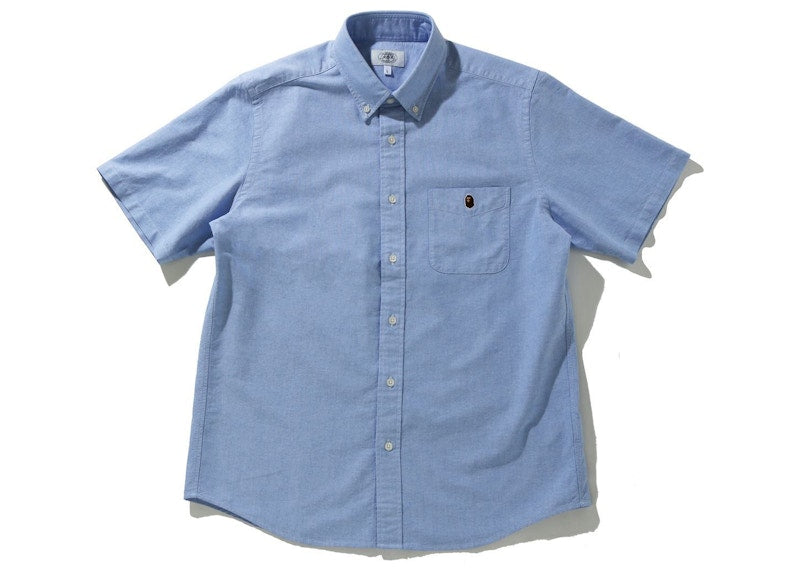 BAPE Loose Fit S/S Shirt Blue