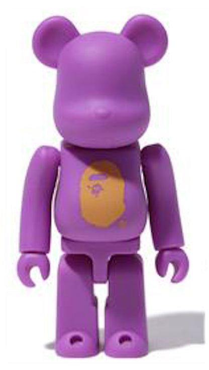 Bearbrick Los Angeles Exclusive 100% Bearbrick Purple/Gold