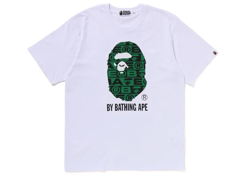 BAPE Lux Sport Pattern By Bathing Ape Tee White