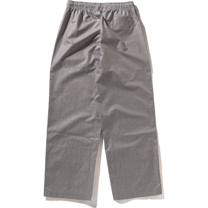 BAPE Lux Sport Pattern Relaxed Fit Track Pants Grey