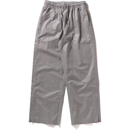 BAPE Lux Sport Pattern Relaxed Fit Track Pants Grey