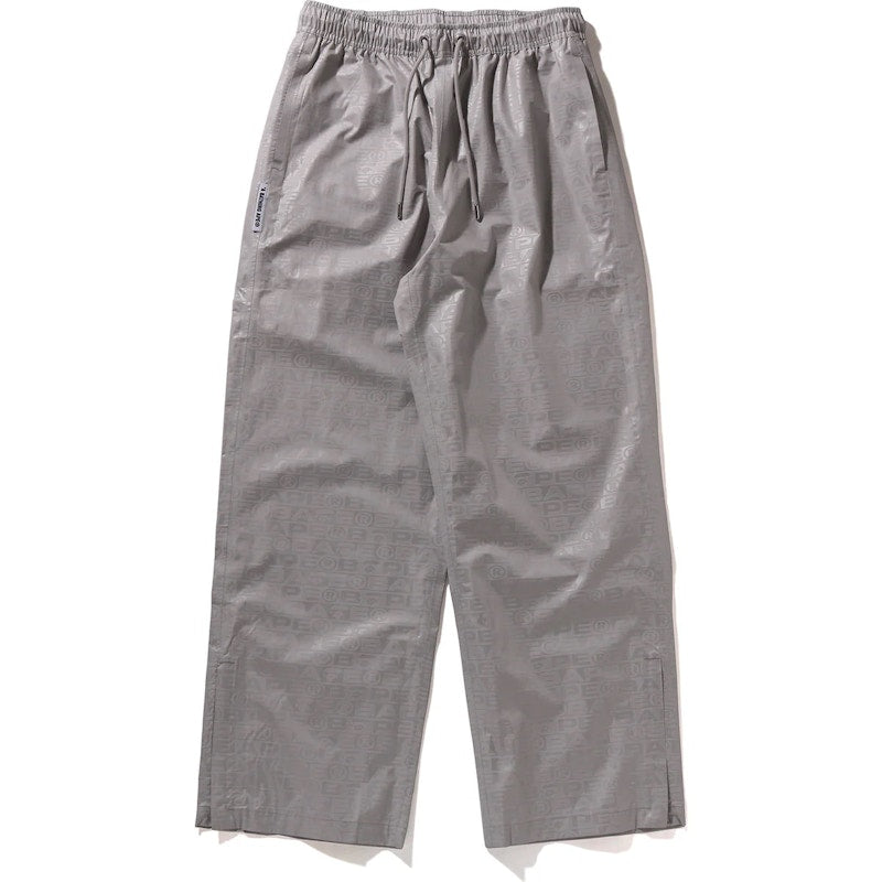 BAPE Lux Sport Pattern Relaxed Fit Track Pants Grey