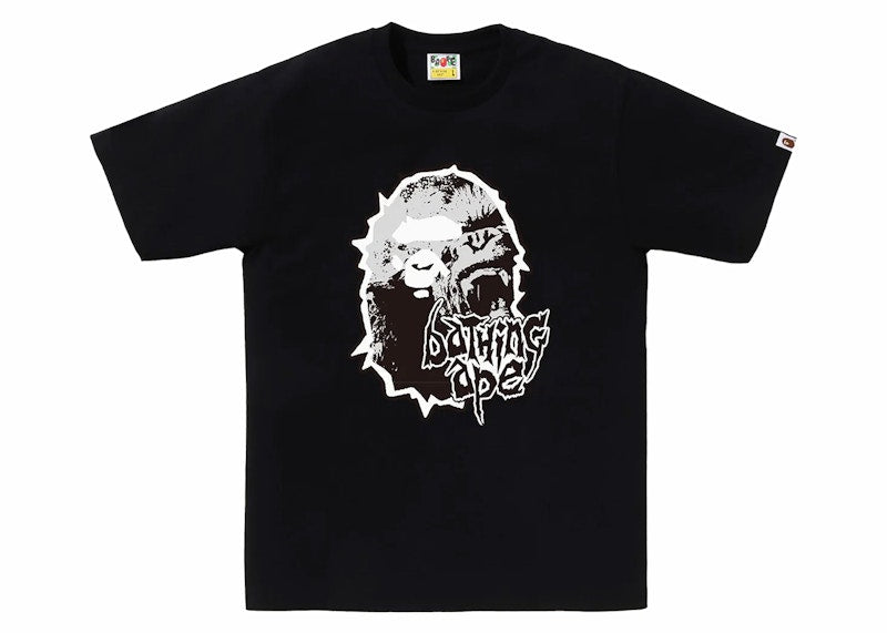 BAPE Mad Ape Head Tee Black