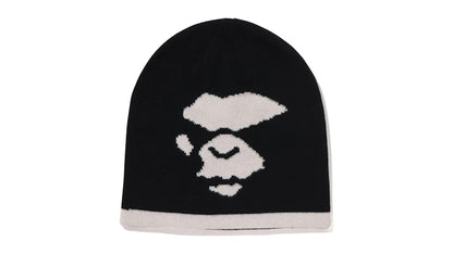 BAPE Mad Face Knit Cap Black