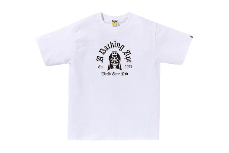BAPE Mad General College Tee White