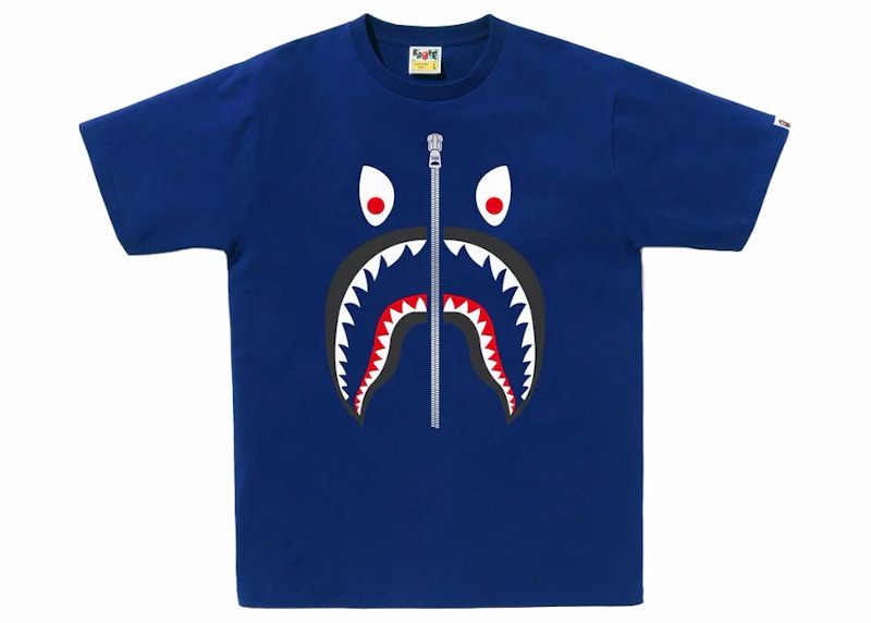 BAPE Mad Shark Tee Blue