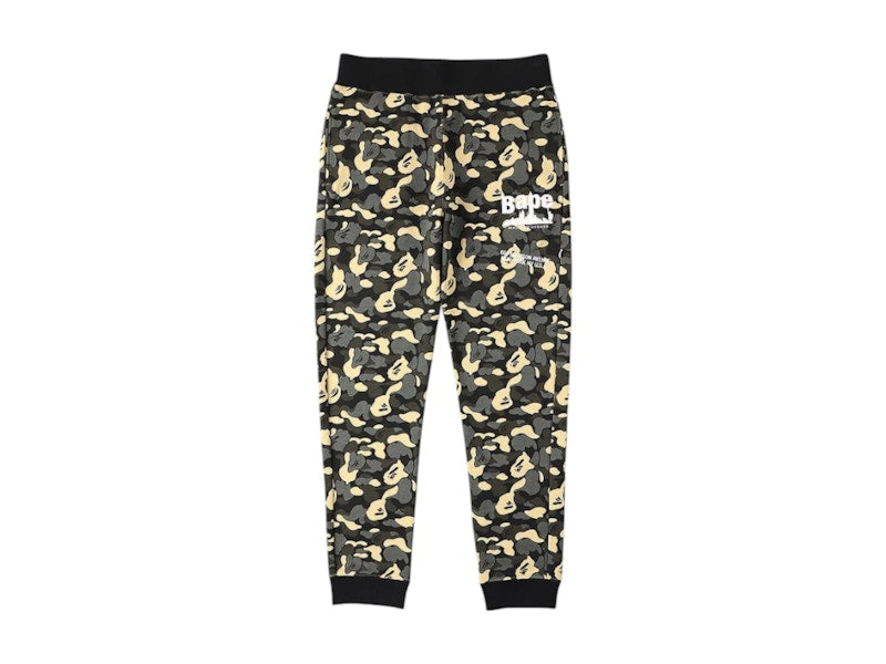 BAPE Madison Ave Exclusive Camo Logo Sweatpants Black/Camo