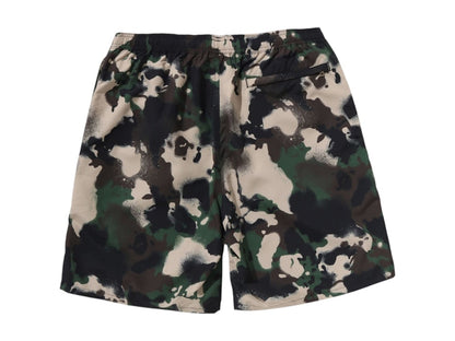 BAPE Map Camo Regular Fit Beach Shorts Green