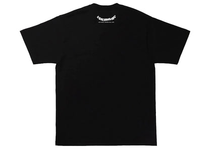 BAPE Marble Camo Ape Head Tee Black