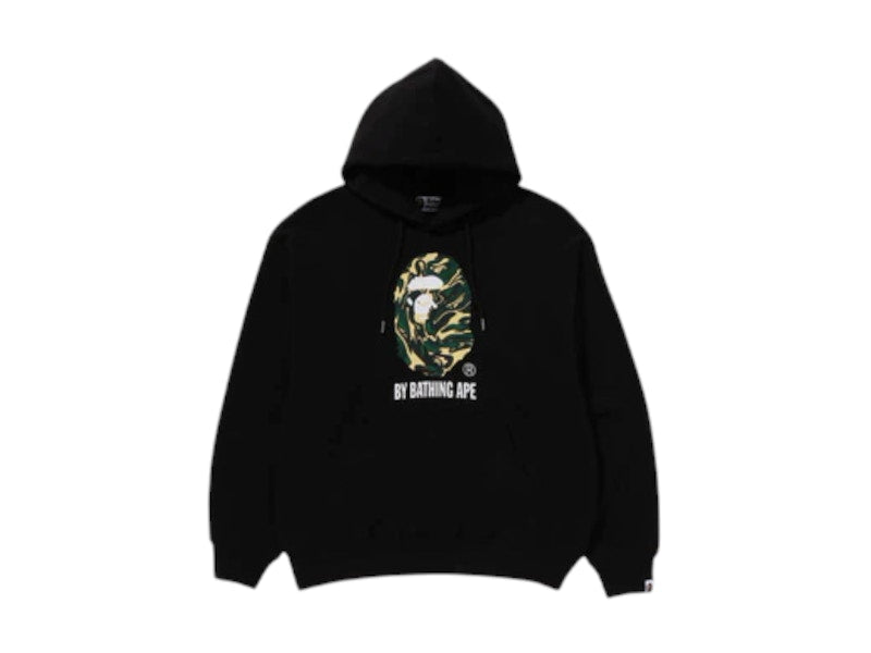 BAPE Marbling Camo By Bathing Ape Relaxed Fit Pullover Hoodie Black