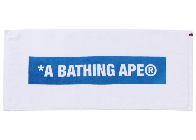 BAPE Men's Summer Premium Towel White