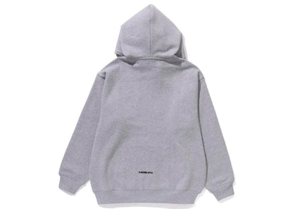 BAPE Metal One Point Full Zip Hoodie Gray