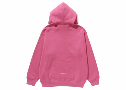 BAPE Metal One Point Full Zip Hoodie Pink