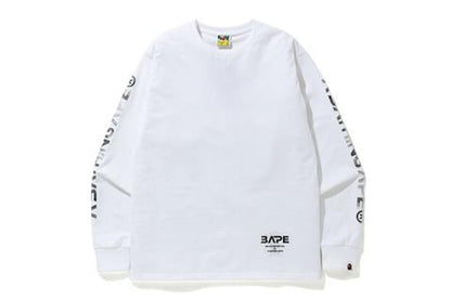 BAPE Mid Autumn Festival Long Sleeve Tee White