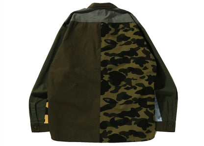 BAPE Military Crazy Pattern Relaxed Fit Shirt Multi