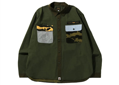 BAPE Military Crazy Pattern Relaxed Fit Shirt Multi