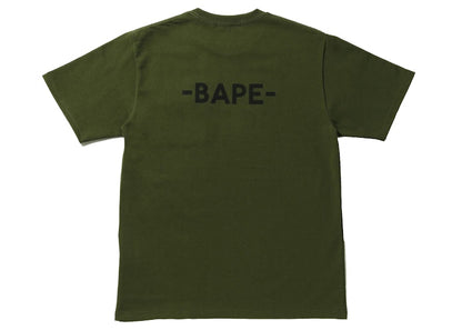 BAPE Military Heavy Weight Pocket Tee Olivedrab