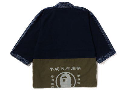 BAPE Military Kimono Jacket Indigo Khaki