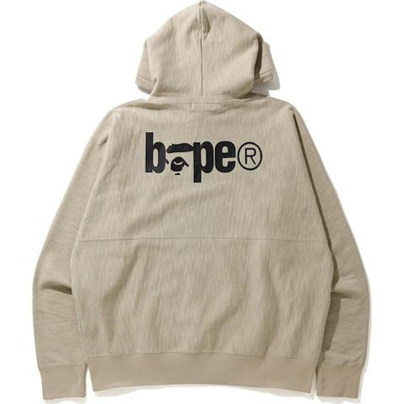 BAPE Military Loose Fit Pullover Hoodie Beige