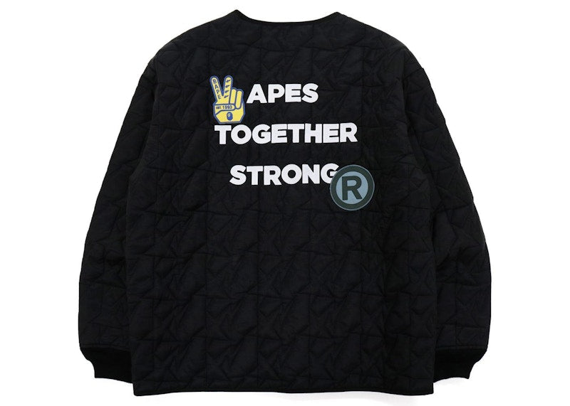BAPE Military Patch Liner Jacket Black