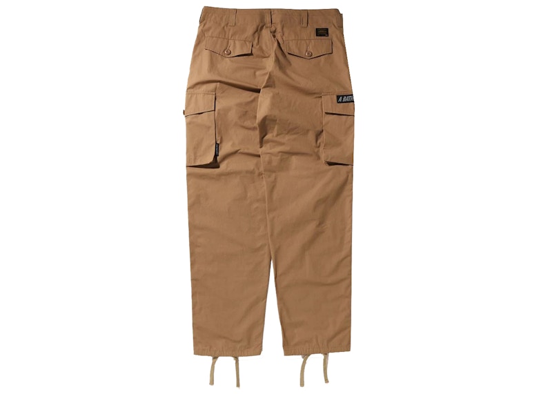 BAPE Military Wide Cargo Pants Beige