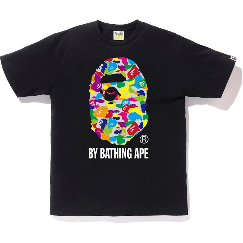 BAPE Milo ABC Multi By Bathing Tee Black