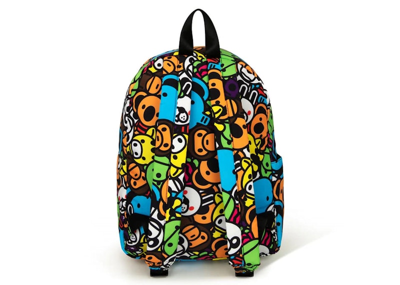 BAPE Milo All Safari Medium Backpack Multi