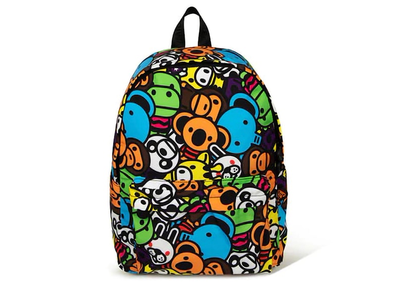 BAPE Milo All Safari Medium Backpack Multi