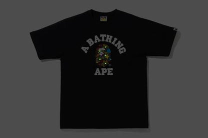 BAPE Milo Banana Pool College T-shirt Black
