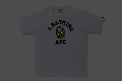 BAPE Milo Banana Pool College T-shirt White