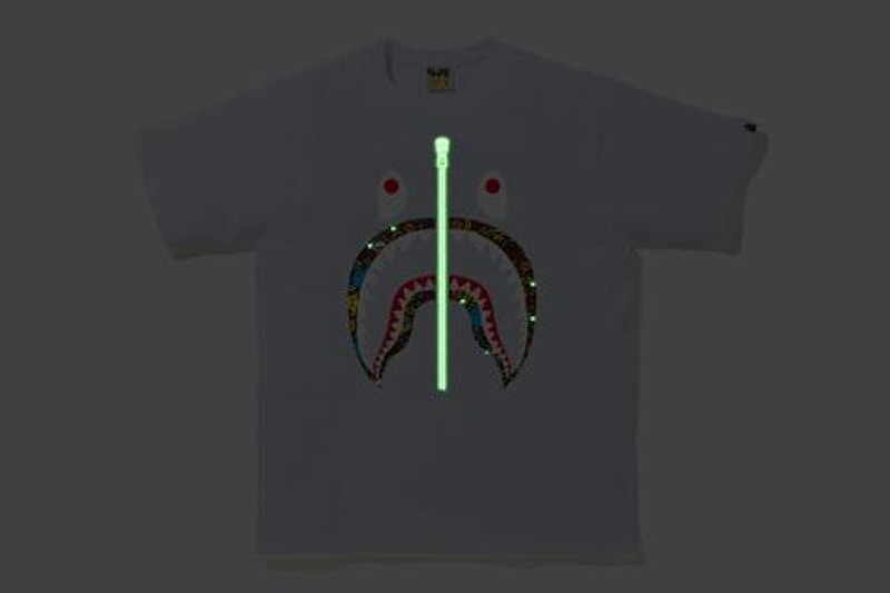 BAPE Milo Banana Pool Shark T-shirt White