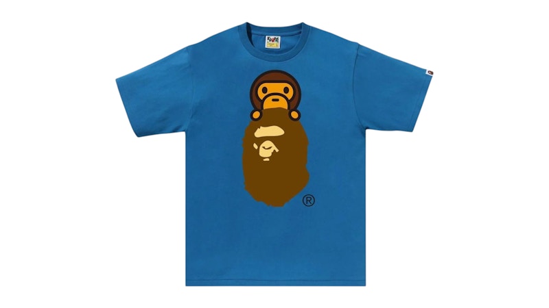 BAPE Milo On Ape Head Tee Blue